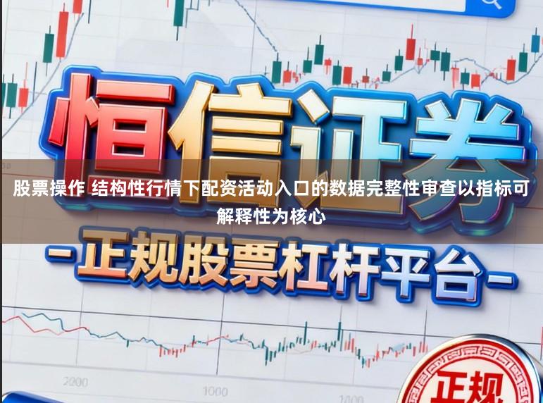 股票操作 结构性行情下配资活动入口的数据完整性审查以指标可解释性为核心