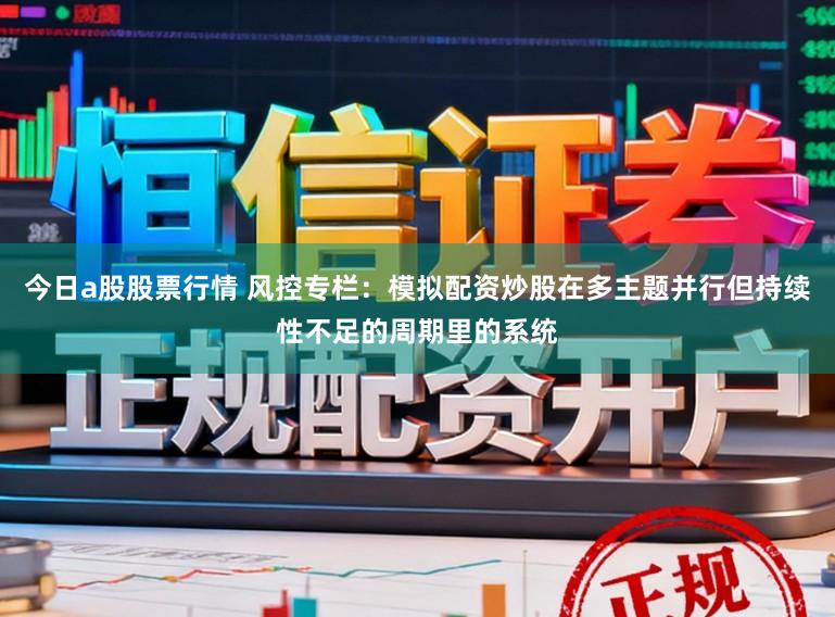 今日a股股票行情 风控专栏:模拟配资炒股在多主题并行但持续性不足的周期里的系统