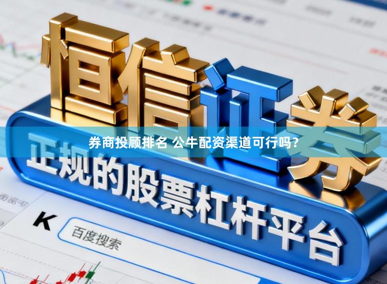 券商投顾排名 公牛配资渠道可行吗？